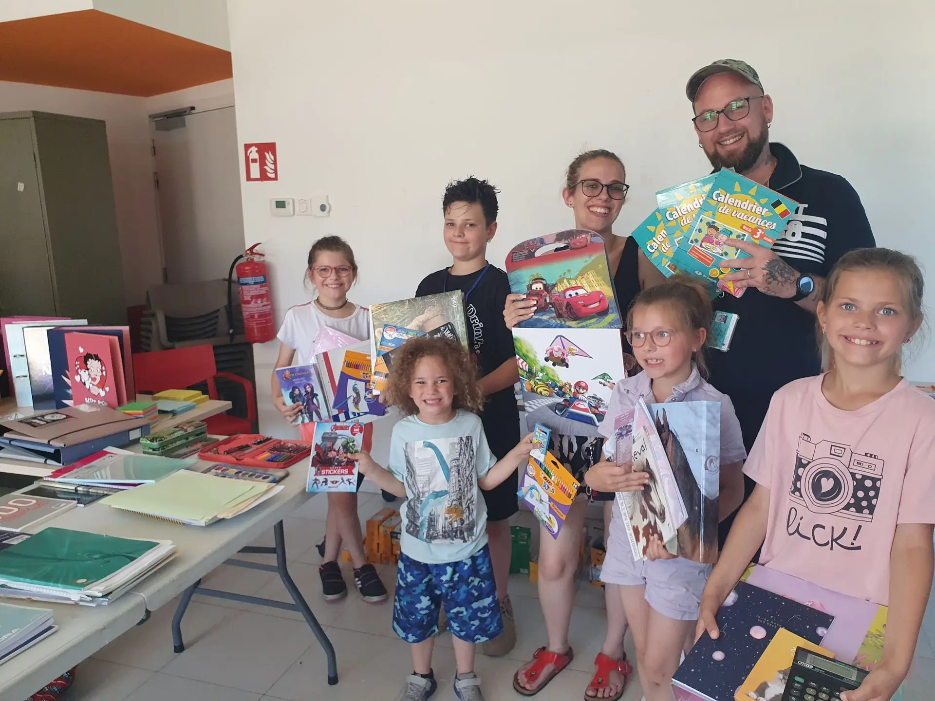 un don aux enfant pour rentrée scolaire